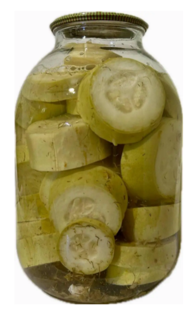 Кабачки консервовані Закрутто, різані, 3000г